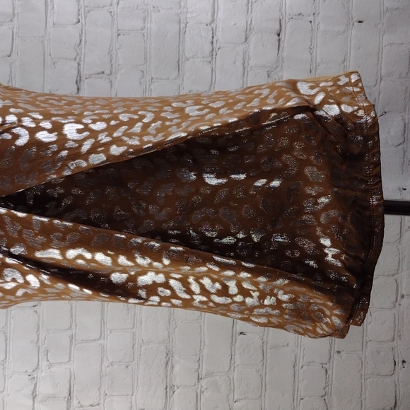 Ann Taylor Tank Top silver metallic brown - Picture 3 of 7